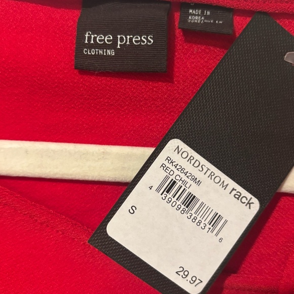 Free Press Asymmetrical Neck Long Sleeve Top - Picture 3 of 5